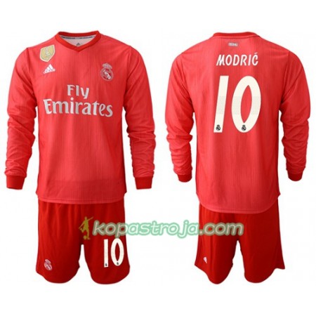 Billiga Fotbollströjor Real Madrid Modric 10 Barn Tredje tröja 2018/19 Långärmad